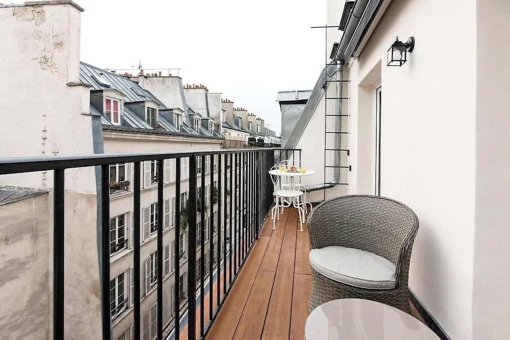 شقة Superbe Studio Avec Balcon Au Coeur De Montorgueil باريس فرنسا